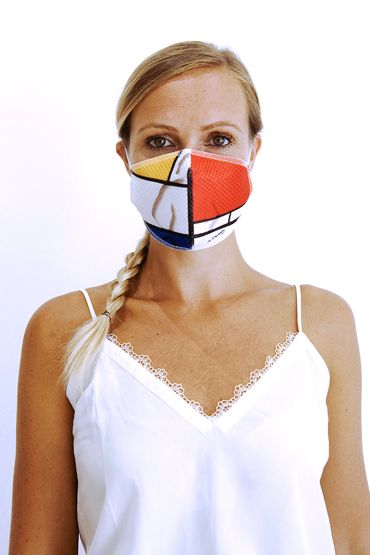 "Mondrian" Face Mask