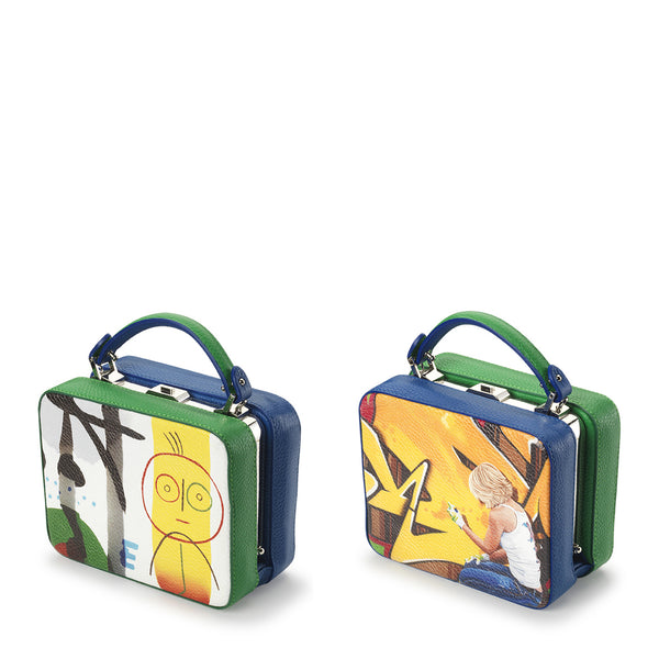 Double sided box bag